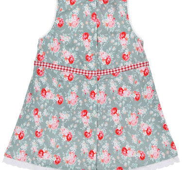 BONDI Baby Mädchen Dirndl "Blumenallover" 86846 | Grün Rot