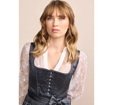 Krüger MADL Dirndl "Diliana" 416569 | Anthrazit 60cm