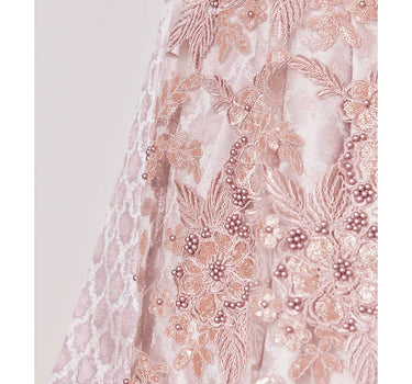 Krüger MADL Dirndl "Lia" mit Spitzenschürze 415767 | Rose 50cm