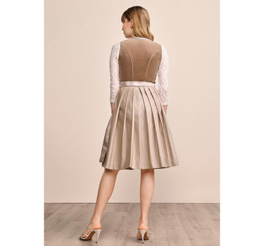 Krüger MADL Dirndl "Elinda" 414869 | Natur 60cm