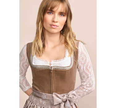 Krüger MADL Dirndl "Elinda" 414869 | Natur 60cm