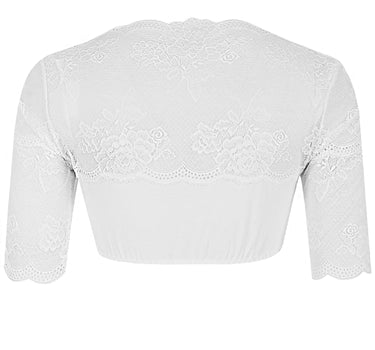 Nina von C. Spitzen Dirndlbluse "Liosa" 16464718 | Weiß