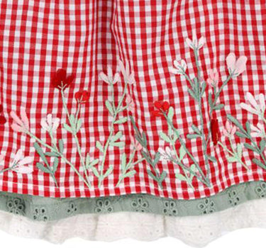 BONDI Mädchen Trachtenrock "Blumenwiese" 26099 | Mehrfarbig