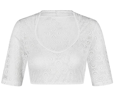 Nina von C. Halbarm Dirndlbluse "Daniela" 48464360 | Weiß