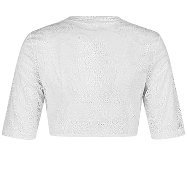 Nina von C. Halbarm Dirndlbluse "Daniela" 48464360 | Weiß