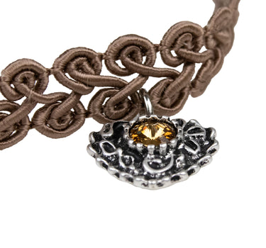 LUISIA Halsband Kropfband "Editha" | Braun