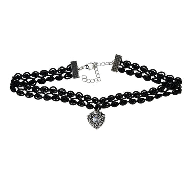 LUISIA Halsband Kropfband "Editha" | Schwarz