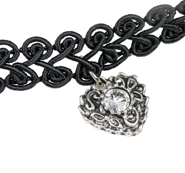 LUISIA Halsband Kropfband "Editha" | Schwarz