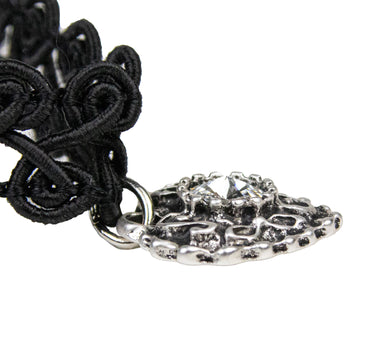 LUISIA Halsband Kropfband "Editha" | Schwarz