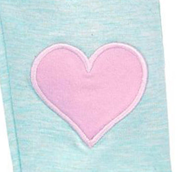 BONDI Baby Kinder Leggings "Herzen" 86576 - Mint | Mädchen Hose