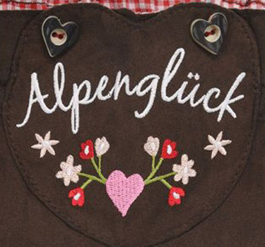 BONDI Mädchen Kunstleder Shorts Hose "Alpenglück" 86996 | Braun