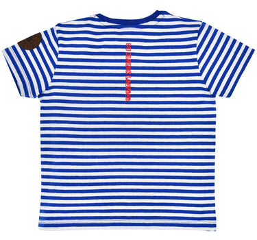 BONDI Jungen T-Shirt "Waldi" 91719 | Blau Weiß Gestreift