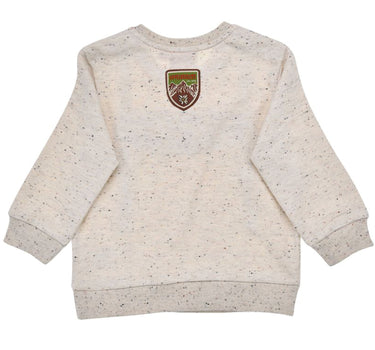BONDI Jungen Sweatshirt "Gipfelkraxler" 91835 | Beige Melange