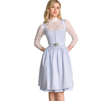 Krüger MADL Dirndl "Alisha" 415468 | Hellblau 60cm