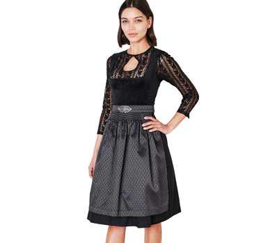 Krüger MADL Dirndl "Alisha" 415468 | Schwarz 60cm