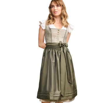 Krüger Collection Dirndl "Aniani" 414069 | Schilf 70cm