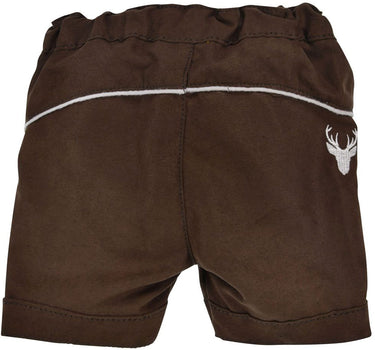 BONDI Jungen Kunstleder Shorts Hose "Lausbub" 91586 | Braun