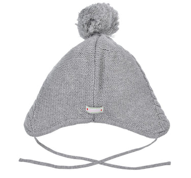 BONDI Baby Kleinkinder Strickmütze "Pilz" 86682 | Grey Melange