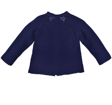 BONDI Baby Mädchen Strickjacke A-Form 86593 | Navy Blau
