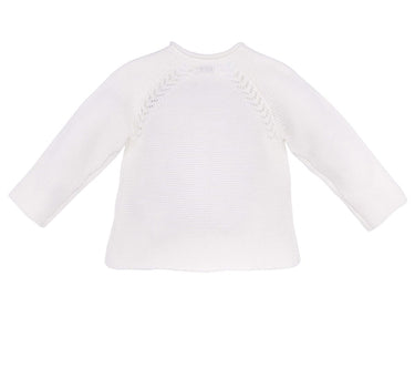 BONDI Baby Mädchen Strickjacke A-Form 86593 | Offwhite