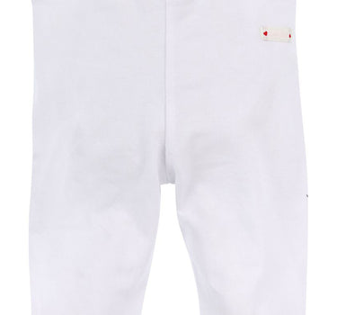 BONDI Baby Mädchen Capri Hose Leggings "Blümchen" 86767 | Weiß