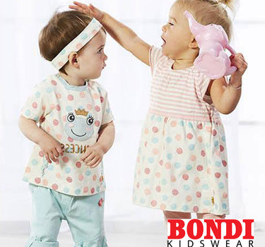 BONDI Baby Strampelanzug "Zuckermaus" 2-tlg.  86676 | Soft Rose