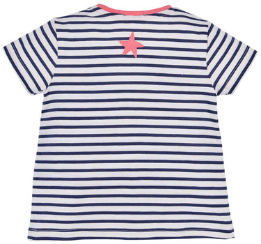BONDI Baby Mädchen T-Shirt "Seepferd" 86691 | Navy Gestreift