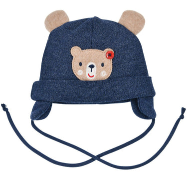 BONDI Baby Mütze "Bär" 93767 | Navy