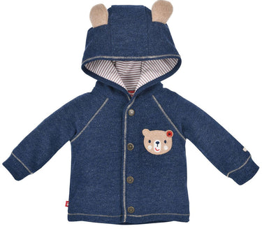 BONDI Baby Jacke "Bär" mit Kapuze 93760 | Navy