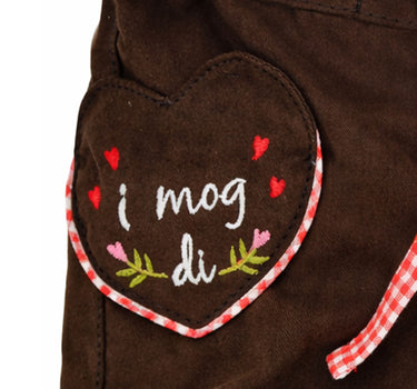 BONDI Mädchen Kunstleder Shorts Hose "Alpenglück" 86764 | Braun