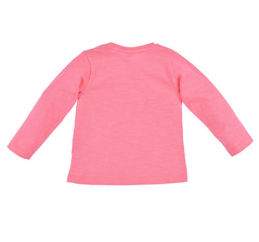 BONDI Baby Mädchen Langarmshirt "Waldtiere" 86662 | Candy Rosa