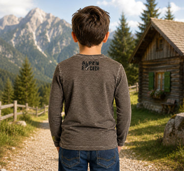 BONDI Jungen Langarmshirt "Wild Life" 29905 | Braun