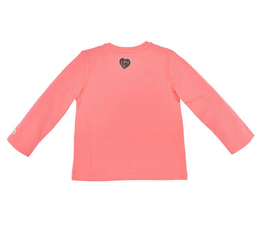 BONDI Baby Mädchen Langarmshirt "Herzlein" 86671 | Candy Rosa