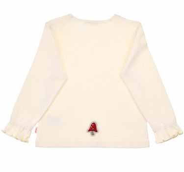 BONDI Mädchen Langarmshirt "Be nature"  86959 | Offwhite