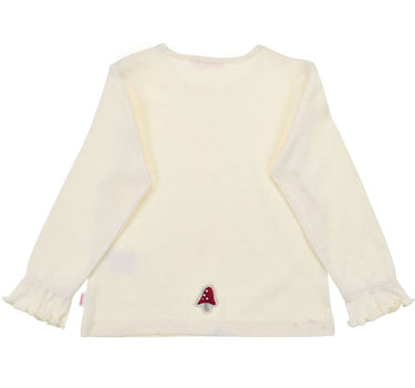 BONDI Mädchen Langarmshirt "Be nature"  86959 | Offwhite