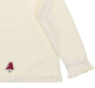 BONDI Mädchen Langarmshirt "Be nature"  86959 | Offwhite