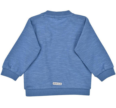BONDI Baby Jungen Langarmshirt "Bear Club" 94030 | Blau