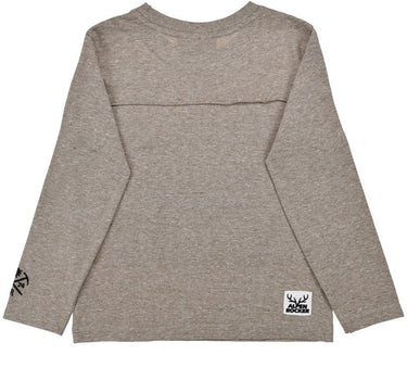 BONDI Jungen Langarmshirt "Traktor" 29990 | Brown-Melange