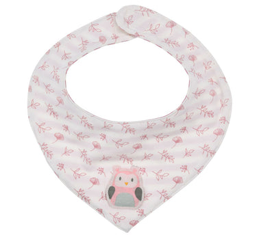 BONDI Baby Kinder Halstuch "Eule" 93737 | Rosewood Rosa