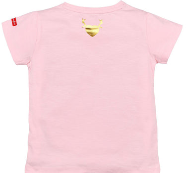 BONDI Mädchen T-Shirt "Alpenglück" mit Hirschprint 26090 | Rosa