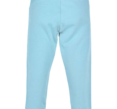 BONDI Baby Mädchen Leggings mit Glitzersteinen 36207 | Blau