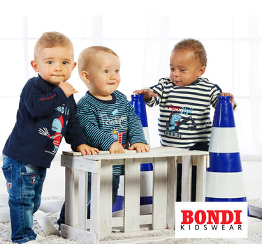 BONDI Baby Jacke "Bär" mit Kapuze 93760 | Navy