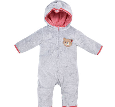 BONDI Baby Puscheloverall "Teddy" 93766 | Grey Melange Grau