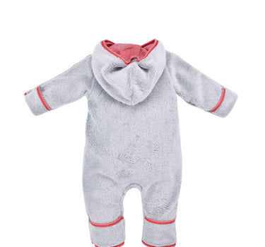 BONDI Baby Puscheloverall "Teddy" 93766 | Grey Melange Grau