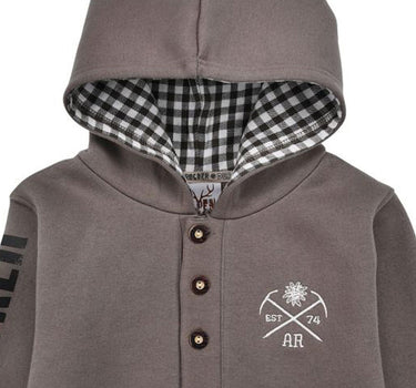 BONDI  Jungen Sweatshirt Hoodie "Alpenrocker" 29992 | Coffee