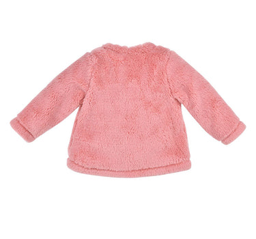 BONDI Baby Mädchen Fleecejacke "Pilze" 86680 | Soft Rose