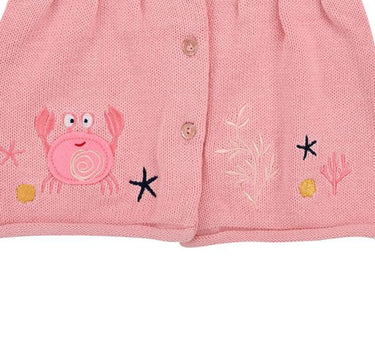 BONDI Baby Mädchen Strickjacke "Marine Life" 86693 | Candy Rosa