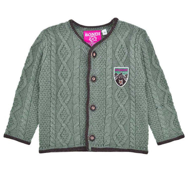 BONDI Baby Jungen Strickjacke 91785 | Kiwi