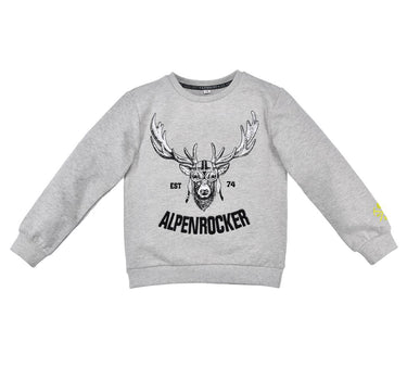 BONDI Jungen Sweatshirt "Alpenrocker" 29906 | Grey Melange