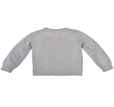 BONDI Mädchen Langarmshirt "Forever my friend" 36205 | Grey Melange